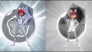 TWO BUNNIX TRANSFORMATION IN GRAY MIRACULOUS [upl. by Stephannie]