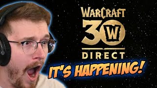 THEYRE ACTUALLY DOING IT  Pyro Reacts Warcraft Direct 30th Anniversary [upl. by Ayana]