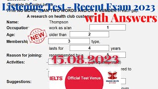 IELTS Listening Practice Test 2023 with Answers  15082023 [upl. by Lehcin484]