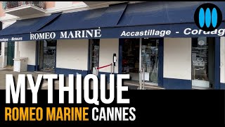 ROMEO MARINE  visite du plus gros shipchandler français indépendant à Cannes [upl. by Savell]