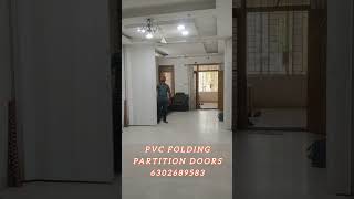 PVC Folding partition doors  Collopsible pvc partitions  Hyderabad Bangalore amp chennai  shorts [upl. by Nnylyak]