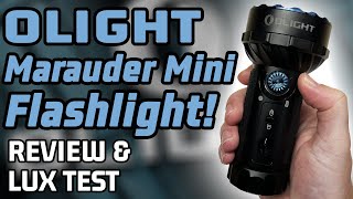 Is the NEW Olight Marauder Mini LED FLASHLIGHT as bright as a CAR HEADLIGHT Lets find out [upl. by Zavala]