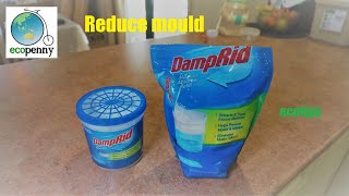 How to reduce moisture amp humidity for less bathroom mould  DampRid Review [upl. by Aicila]