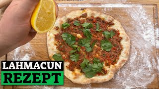 Original Lahmacun Rezept  SO geht Türkische Pizza [upl. by Eissak211]