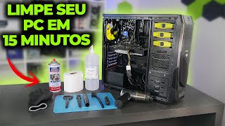 COMO LIMPAR SEU PC GAMER COMPUTADOR PASSO A PASSO LIMPEZA RÁPIDA E EFICAZ [upl. by Klump]