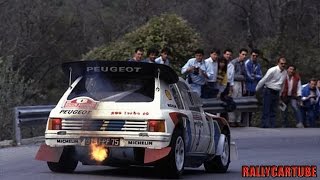 Peugeot 205 T16 Evo2 Gruppo B Pure Engine Sound [upl. by Nesnar]