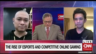 Bren Esports COO Jab Escutin and M2 World Championship MVP KarlTzy on CNN Philippines [upl. by Enilekcaj840]