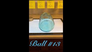 Antique Jar Collecting The Myth amp LIE of the Rare Unlucky 13 Ball Perfect Mason Fruit Jar [upl. by Nnyliram]