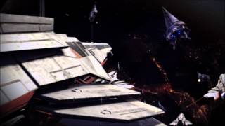 Mass Effect 3 Turian Fleet Fighting the Reapers HD [upl. by Fabria656]