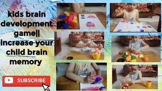 Kids brain development gameBoosting your child brain memory Preschool activities easily at home [upl. by Pirzada823]