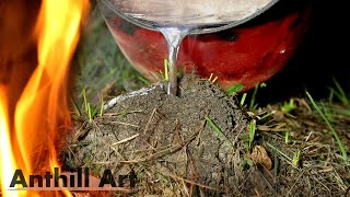 Three Fire Ant Colony Casting Session Part 3 Fiery but Mostly Peaceful Colony Casting Cast 119 [upl. by Wojcik]