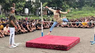 Indian Army High Jump Practice  INDORE PHYSICAL ACADEMY  9770678245 [upl. by Treiber]