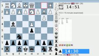 Standard Chess 170 CoolDefender vs IM Bartholomew NimzoLarsen Attack [upl. by Rodney]