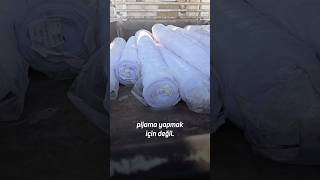 Bu kumaşlar Gazze’de çocuklara pijama dikilmesi için değil öldüklerinde kefen olmak için bekliyor [upl. by Janel376]