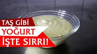 Taş gibi Yoğurt Nasıl Mayalanır  yogurt [upl. by Merat983]