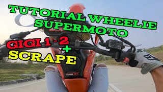 TUTORIAL WHEELIE SUPERMOTO CRF 150 L [upl. by Carlton]