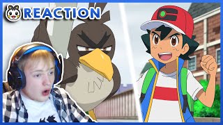 ASH CATCHES GALARIAN FARFETCHD  Pokemon Journeys Episode 27 Reaction amp Review [upl. by Eidnar]