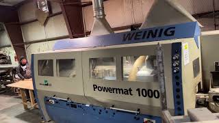 Video 001 Weinig Powermat 1000 [upl. by Eliathas705]