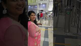 🤯Airport la asingama pochi kumaru🥹 pregnant trending shortsfeed valakappufunction [upl. by Aisiram]