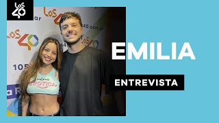 EMILIA EN LOS40 Sus primeras fotos en instagram shows agotados y su relación con DUKI [upl. by Hjerpe]