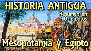 Resumen HISTORIA ANTIGUA  Mesopotamia y Antiguo Egipto Documental [upl. by Aaronson351]