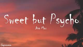 AVA MAX  Sweet but psycho Lyrics [upl. by Ahsiekim818]