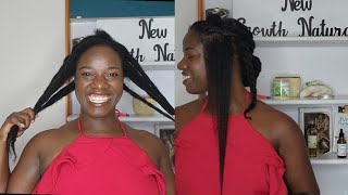 Heres exactly how I grow my 4C hair long Natural hair growth challenge my weekly moisture routine [upl. by Eceinej]