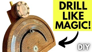 One Tool Endless Angle Possibilities DIY Drill Press Protractor diytools protractor woodworking [upl. by Jillie]