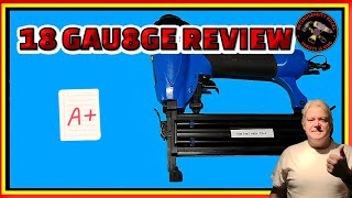 Mastercraft 18 Gauge Air Nailer Review Best Tool for DIYers [upl. by Stewart]