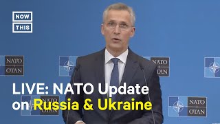 NATO Secretary Jens Stoltenberg Holds News Conference I LIVE [upl. by Murton]