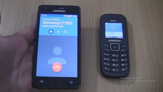 incoming call amp Outgoing call at the Same Time Samsung Galaxy S2 Android 7E1202i [upl. by Tnarud]