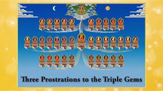 English ThirtyFive Buddha Repentance Ritual  Prostration version [upl. by Macgregor]