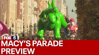 Macys Thanksgiving Day Parade preview 2023 [upl. by Anitnahs]