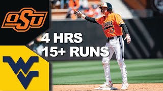 West Virginia vs 18 Oklahoma State Baseball Highlights  GAME 3  College Baseball Highlights 2023 [upl. by Nisbet417]