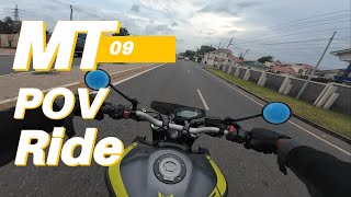 POV Ride with TJ  Yamaha MT09 Pure sound [upl. by Dareen]