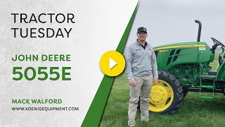 Tractor Tuesday  John Deere 5055E Compact Utility Tractor Review [upl. by Gnehc440]