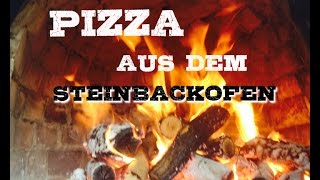 Steinbackofen PIZZA selbst gemacht glutenfrei [upl. by Pearl]