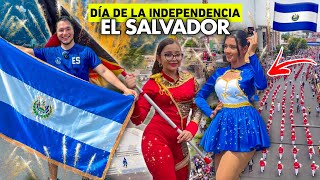 Así se vivió el DÍA de la INDEPENDENCIA en El Salvador 🇸🇻😱 Desfile 15 de Septiembre 2024 [upl. by Nabalas]