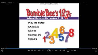 Opening To Baby Bumblebees 123s  Baby Math Sequening 2000 DVD Philippines [upl. by Nuyh]