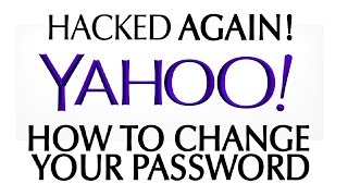 How To Change Your YAHOO email Password [upl. by Enellij]