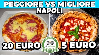 PEGGIORE VS MIGLIOR PIZZA DI NAPOLI [upl. by Nomaj]