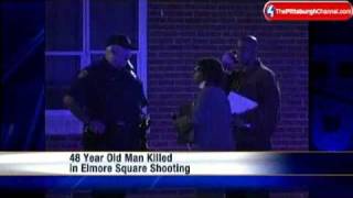 Man Shot Killed On Elmore Square In Hill District [upl. by Ilrahs822]