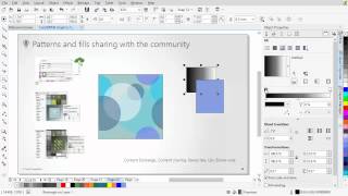 CorelDRAW® Graphics Suite X7  New vector and bitmap pattern fills [upl. by Morrill679]