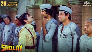 हमारी जेल में इतना लम्बा आदमी  SHOLAY COMEDY SCENE 4K Video  Asrani Comedy Scene  Dharmendra [upl. by Greeley178]