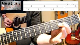 How to Play Sido BILDER IM KOPF Tabs Akkorde Akustik Gitarre lernen Tutorial HD Deutsch [upl. by Aztiram]