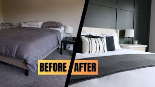 DIY Accent Wall and Bedroom Makeover [upl. by Edison557]