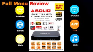 SOLID HDS2X 7272DLX 2023 New Set Top Box review DD FREE DISH BOX [upl. by Leanard]