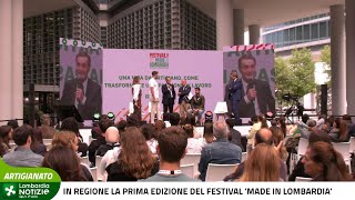 A Milano il Festival del Made in Lombardia [upl. by Vidovic]