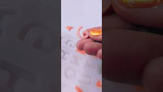 DIV cute Alphabet 💓 Resin art resin new bts status shorts viralvideo trending gift craft [upl. by Syla44]