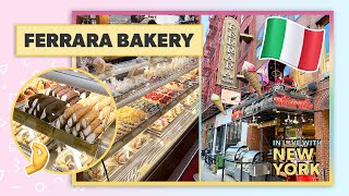 🇮🇹🤌 Ferrara Bakery NYC  Ferrara Bakery Little Italy  June 2022 [upl. by Enicar]